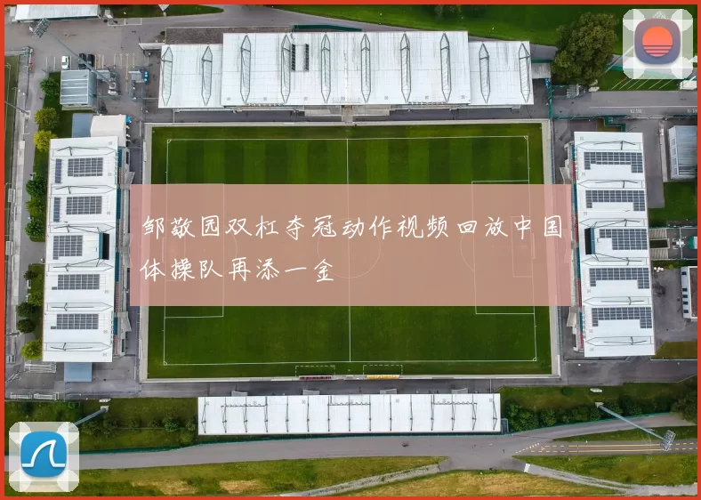 邹敬园双杠夺冠动作视频回放中国体操队再添一金