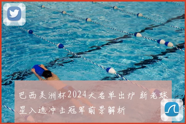 巴西美洲杯2024大名单出炉 新老球星入选冲击冠军前景解析